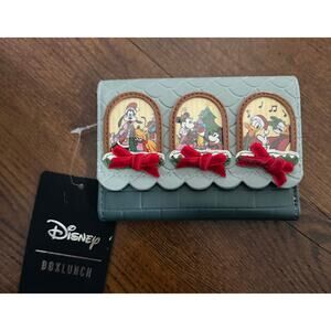 DISNEY MICKEY AND FRIENDS CHRISTMAS HOUSE WALLET NWT